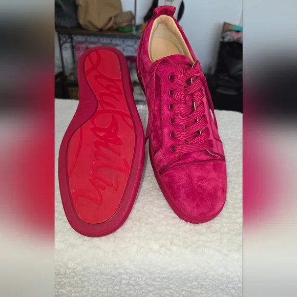 CHRISTIAN LOUBOTIN RED SIZE 41.5 - Picture 3 of 9
